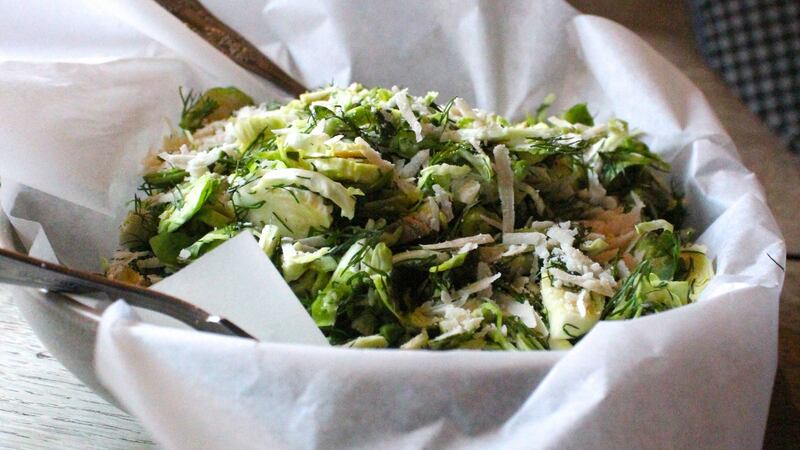 Sprout salad. Photograph: Anne Marie Carroll