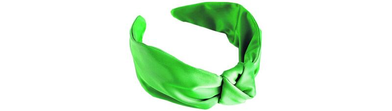 Green satin knot hairband �19 from +OtherStories