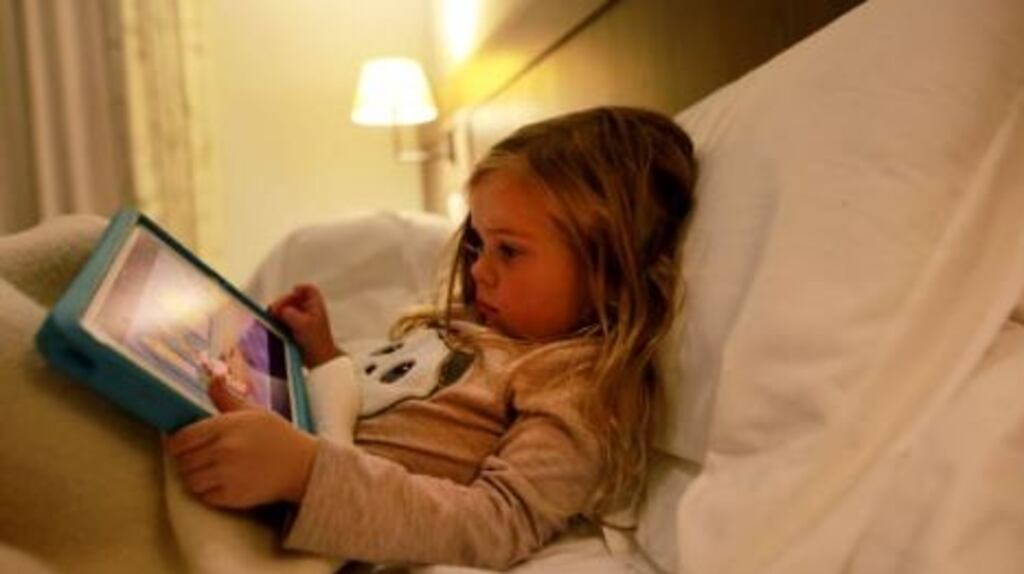 Taken individually, limited screen time and improved sleep were associated with the strongest links to improved cognition, while physical activity may be more important for physical health, the study found. File photograph: Getty Images