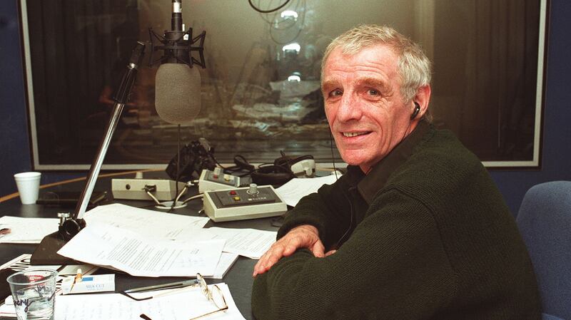 The Last Word: Eamonn Dunphy at Today FM in 2000. Photograph: Cyril Byrne