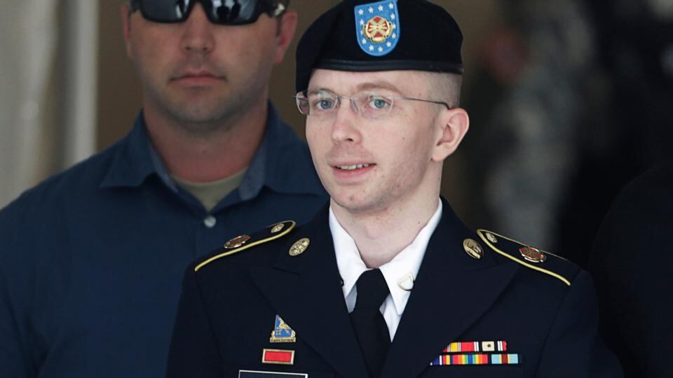 Chelsea Manning. Photograph: Reuters/Gary Cameron/Files