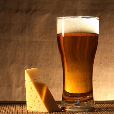Cheese and beer was previously unthinkable. Photograph: iStock