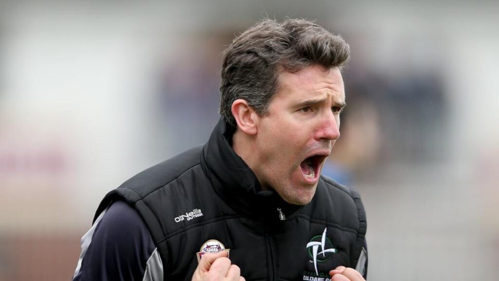 Kildare manager Jason Ryan: ‘A number of the teams we’re going to be playing have had more time on the pitch in preparation for the games.’ Photograph: Inpho