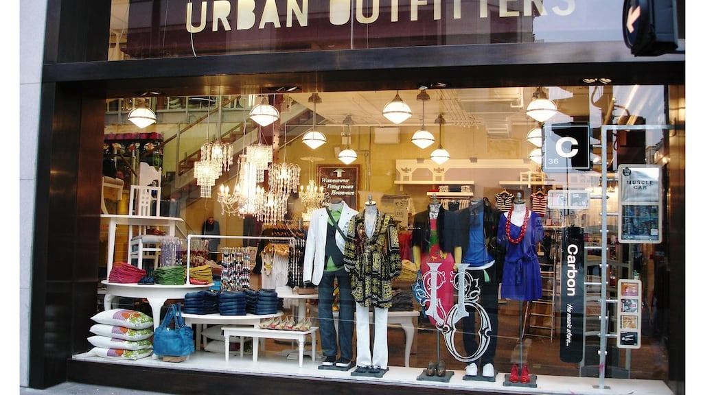 Urban Outfitters in Dundrum. The company is buying a chain of Italian restaurants