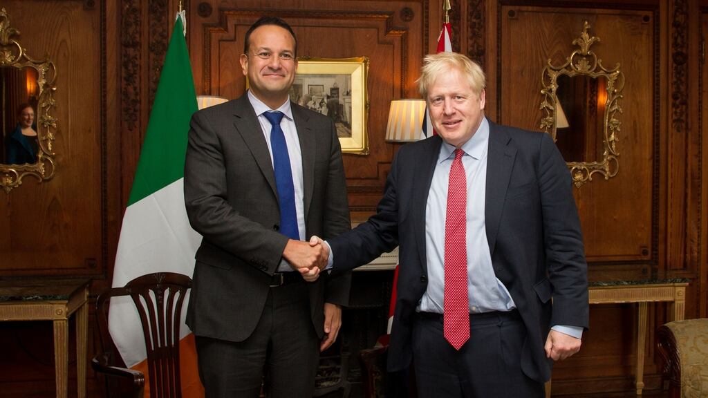 It was striking – and encouraging – to hear Leo Varadkar and Boris Johnson emerge from their three-hour meeting in Liverpool on Thursday and announce in a joint statement that they could see “a pathway towards a possible deal.” Photograph: Noel Mullen/ Irish Government Press Office via Getty Images
