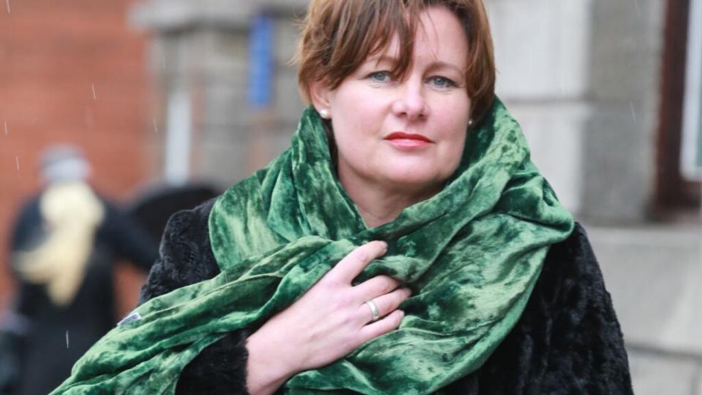 Jillian Godsil, whose house was repossessed last year, wants to run as a candidate in Ireland South in the European elections. Photograph: Collins/Courts