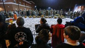 Ferguson streets fall quiet after two nights of protest