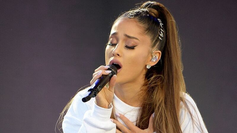 Grande gesture: Ariana Grande