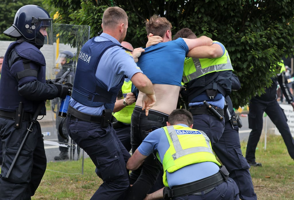 Councillors of all parties were unanimous in their condemnation of the anti-immigration protesters at the Crown paint factory in Coolock. Photograph: Colin Keegan/Collins Dublin