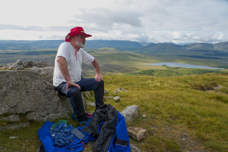 Willie McLoughlin from Castlebar has climbed Croagh Patrick more than 500 times. Photograph: Enda O'Dowd