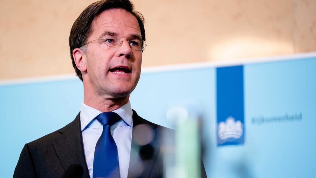 Dutch prime minister Mark Rutte: ‘Countries that are bailed out will have to say what they will do to make sure this situation does not arise again.’ Photograph: EPA