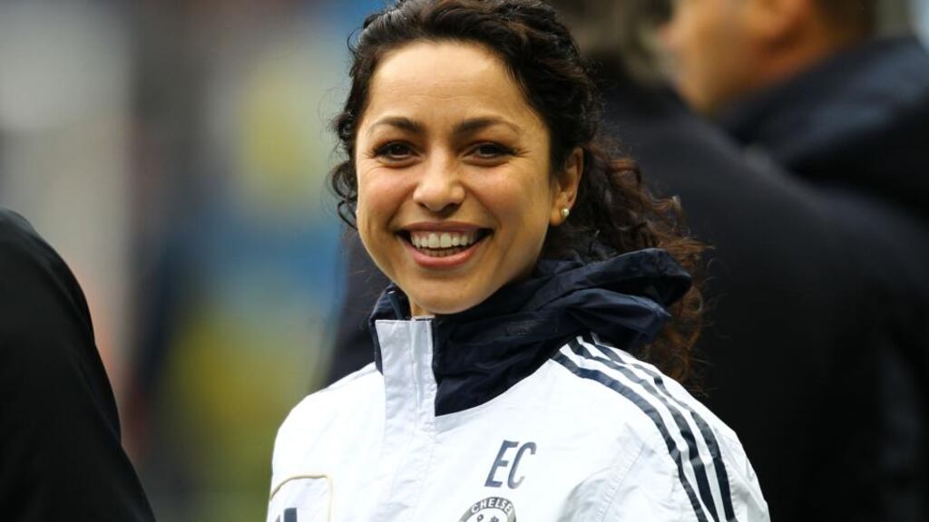 Football Association board member Heather Rabbatts expressed her “sadness and anger” at news of Dr Eva Carneiro’s departure from Chelsea. Photograph: Barrington Coombs/PA