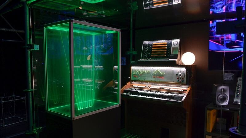 The origin of electronic music lies in the theremin, trautonium and hammond organ, featured at the show