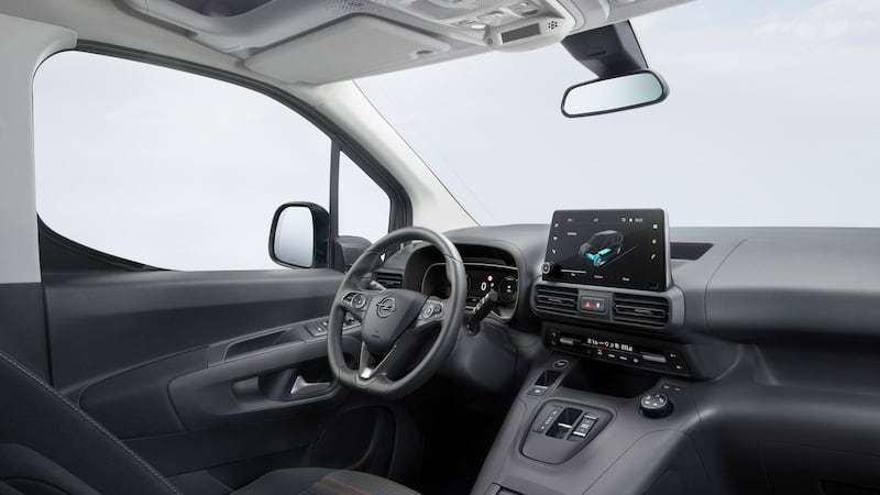 Up front, the dashboard keeps the relatively cheap and cheerful plastics from the commercial version, but the seats get nice, expensive-looking upholstery and there are high-end digital displays for the instruments and infotainment