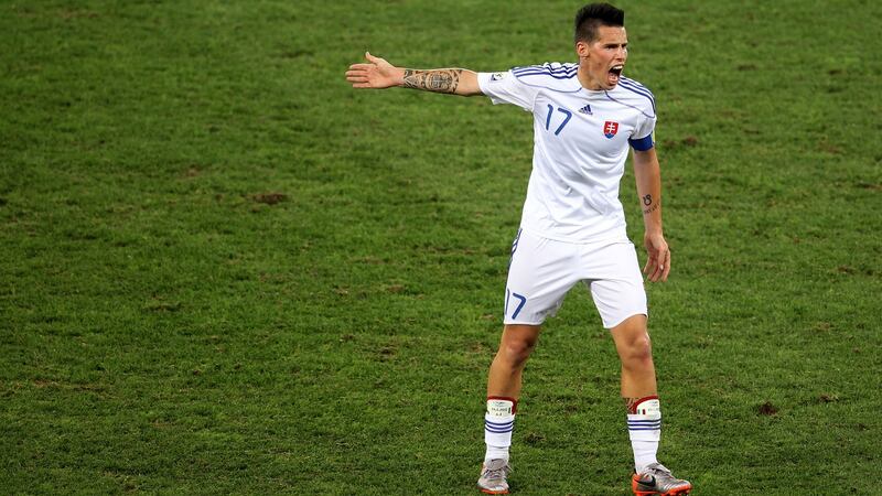 Marek Hamsik is Slovakia’s biggest star and he will need to show he can deal with the pressure on the big stage.