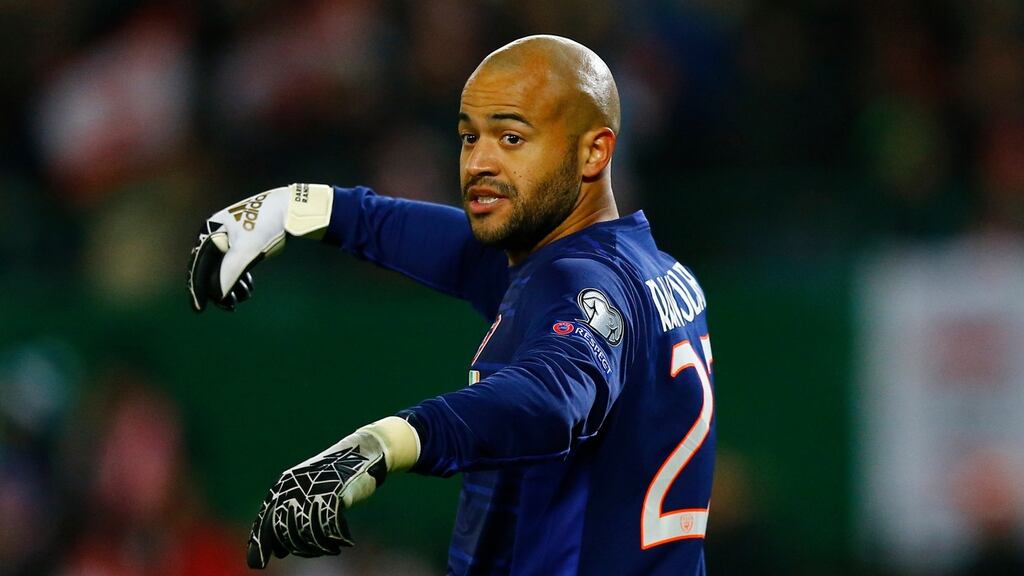 Darren Randolph on his move from West Ham: “When you’re told one thing and something else happens, it becomes clear you’ve to look after yourself.”   Photograph: Leonhard Foeger/ Reuters