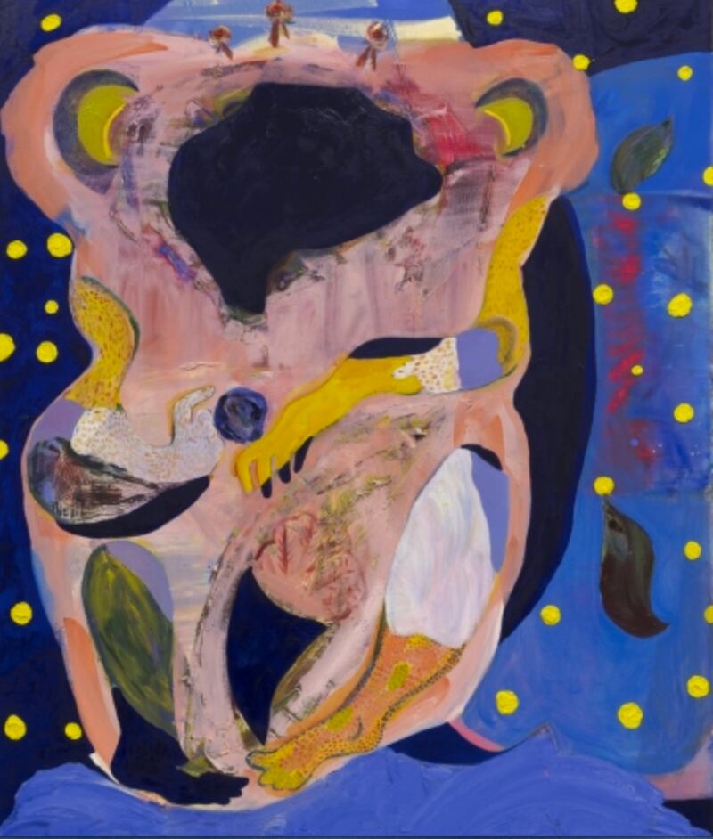 Aileen Murphy, Ursula, oil and cold wax on canvas, 150cm x 120cm, 2019. Image courtesy of the artist, Kevin Kavanagh and Deborah Schamoni. Photograph: Stafan Korte.