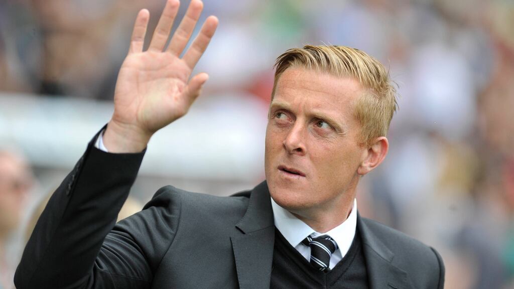 Swansea City have today confirmed the sacking of manager Garry Monk. Photo: PA