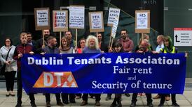 Dublin tenants’ group protests outside Ires Reit offices