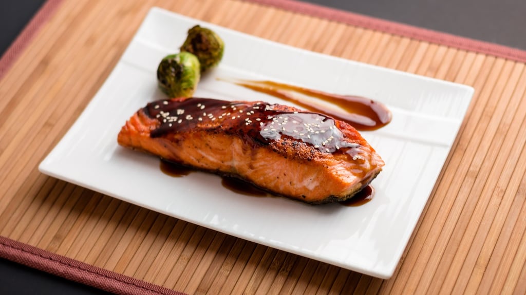 Marinate the salmon for at least 10 minutes, but ideally 30