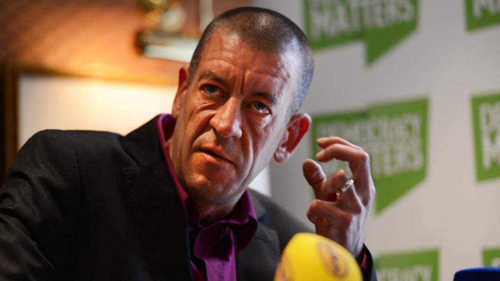 Professor Diarmuid Ferriter told the MacGill summer school that the abolition of the Seanad would be a grubby power-grab by the Government. Photograph: Cyril Byrne/The Irish Times.