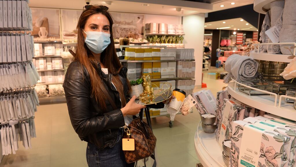 A shopper in Penneys on Mary Street, Dublin. Photograph: Dara Mac Dónaill/The Irish Times