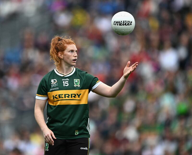 Louise Ní Mhuircheartaigh of Kerry. Photograph: Sportsfile