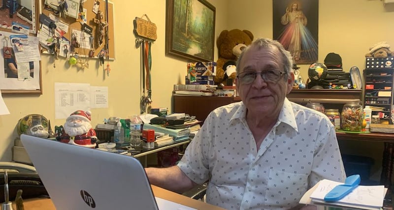 José Jamie Salinas Flores Casa Indi’s fundraiser and overseer of the donations operation. Photograph: Peter Murtagh