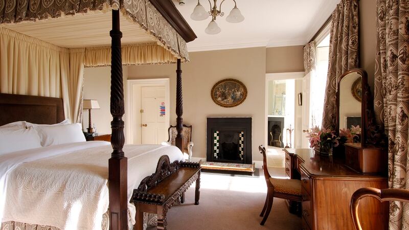The Hannah room, one of just six bedrooms at Newforge House.