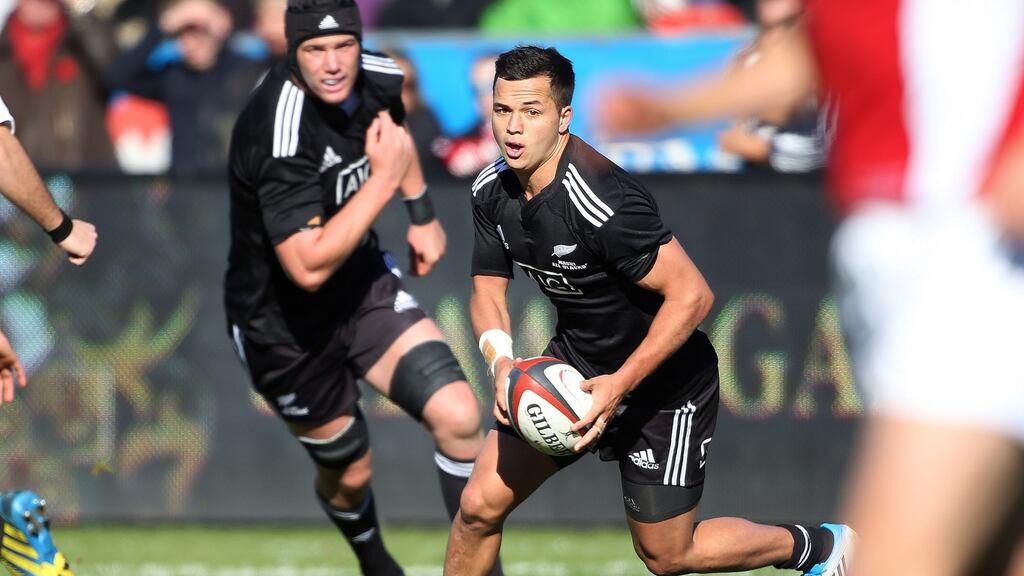 Jamison Gibson-Park in action for the New Zealand Maori All Blacks against Team Canada in 2013. Photograph: Claus Andersen/Getty Images