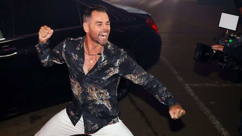 Contestant Ben Jardine arrives at the house as the reality show ‘Celebrity Big Brother’ starts. Photograph: REUTERS/Henry Nicholls