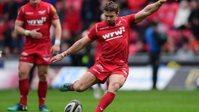 Leigh Halfpenny has an 88 per cent kick success rate in this season’s Champions Cup. Photograph: Alex Davidson/Inpho