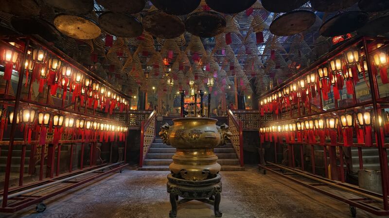 Man Mo is one of Hong Kong’s oldest temples. Photograph: Getty Images