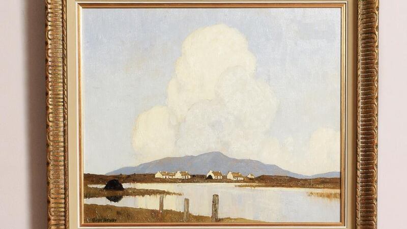 Evening in Achill by Paul Henry, which sold for €135,000 at Morgan O’Driscoll
