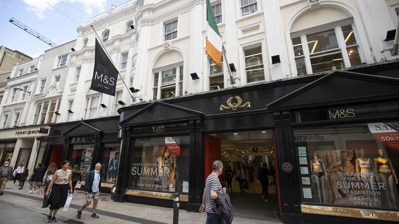 Grafton Street mainstay Marks and Spencer: Photograph: Tom Honan