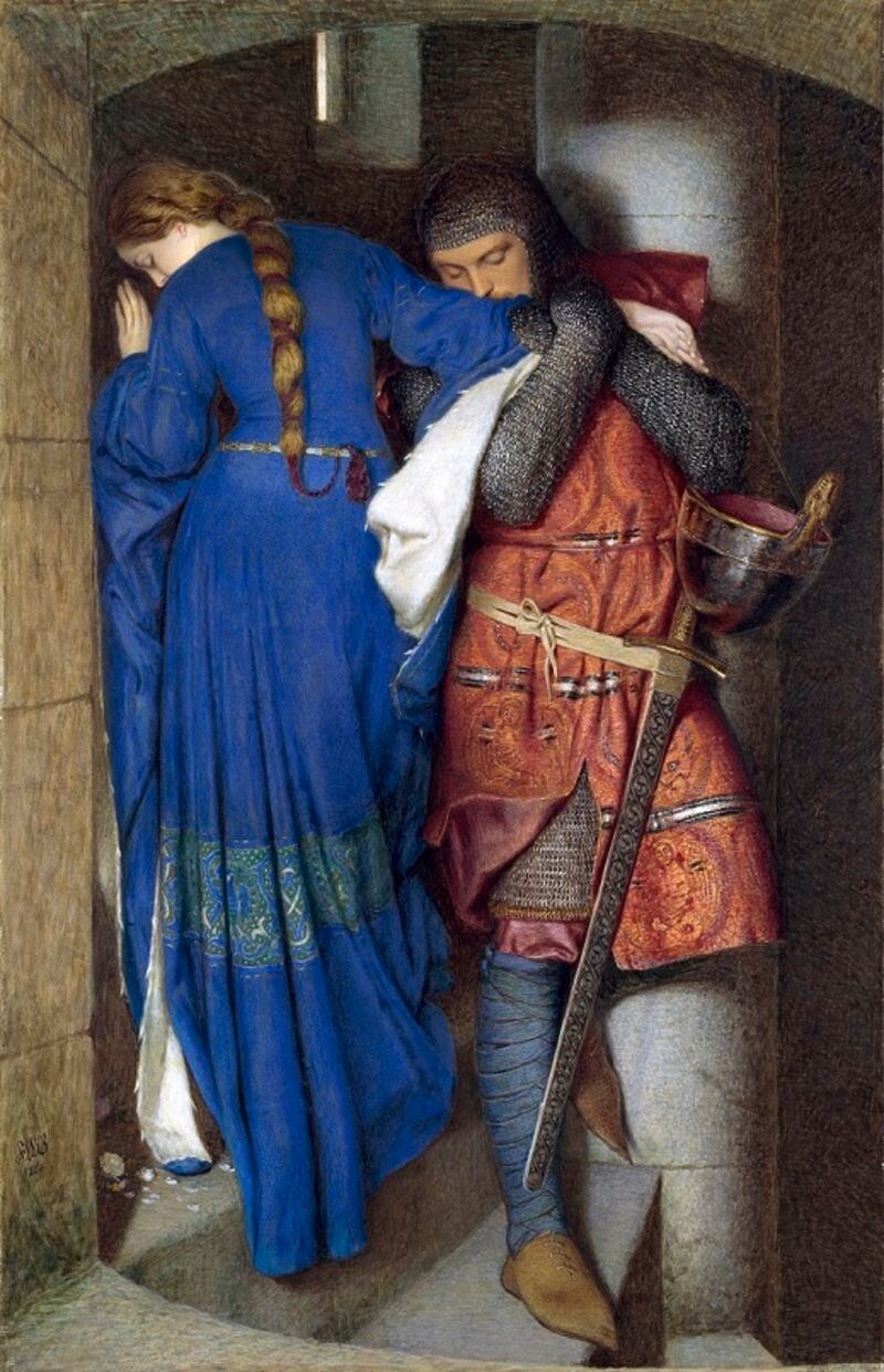 For the Love of Art: Hellelil and Hildebrand, The Meeting on the Turret Stairs, by Frederic William Burton. Photograph © National Gallery of Ireland