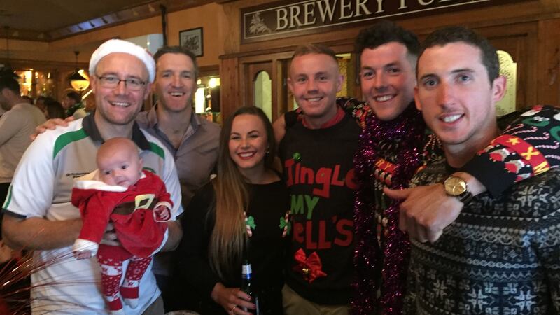 St Finbarr’s GAA Club in Perth had three new members join the celebrations, aged between five and eight weeks old.