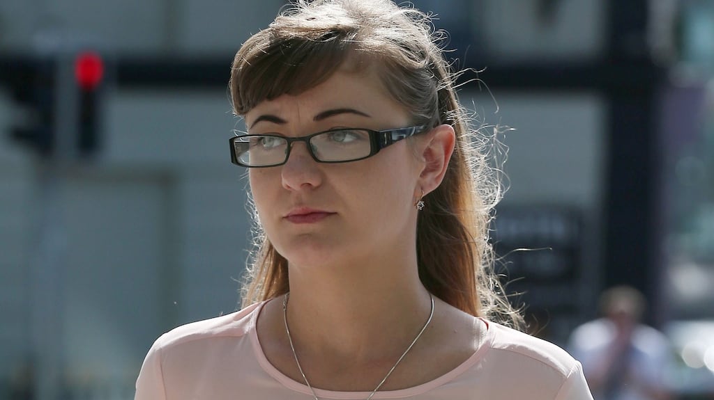 Marta Herda (29) of Pairc Na Saile, Emoclew Road, Arklow arrives at the Central Criminal Court in Dublin. Photograph: Collins Courts.