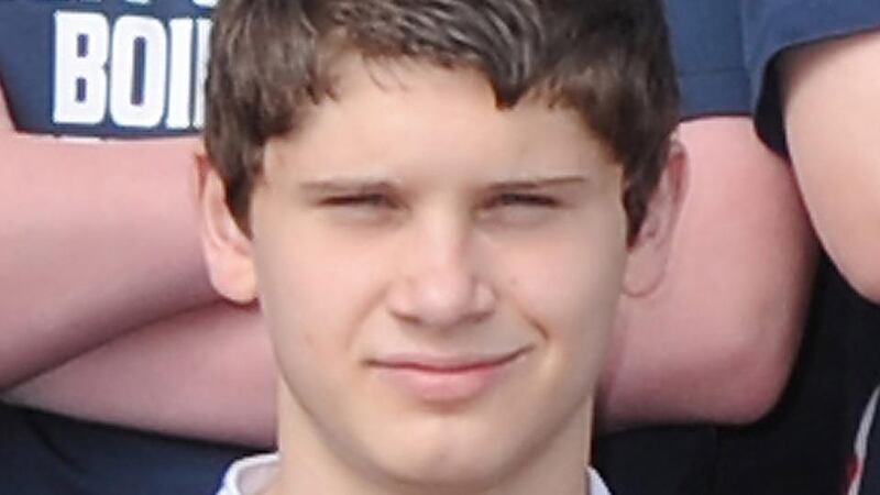 Peter Robinson’s son Ben died at 14 years of age from second impact syndrome in 2011. Photograph: Alan Lewis/Photopress Belfast