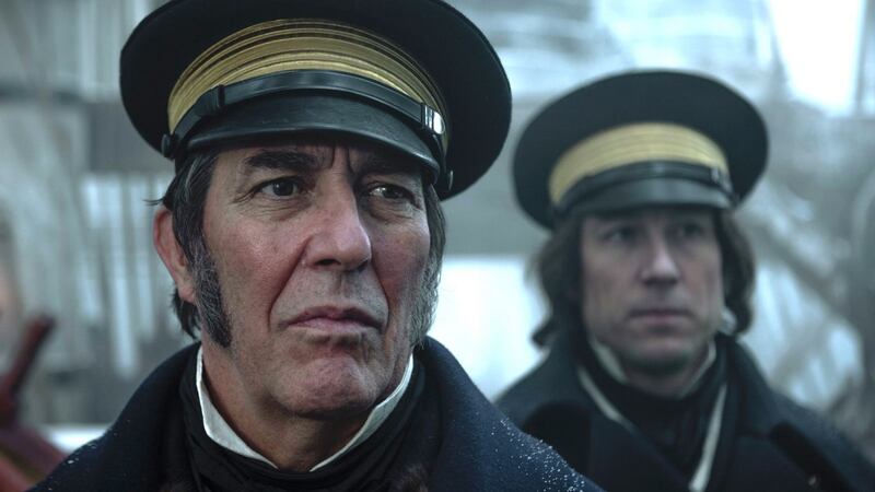 Ciarán Hinds and Tobias Menzies in The Terror