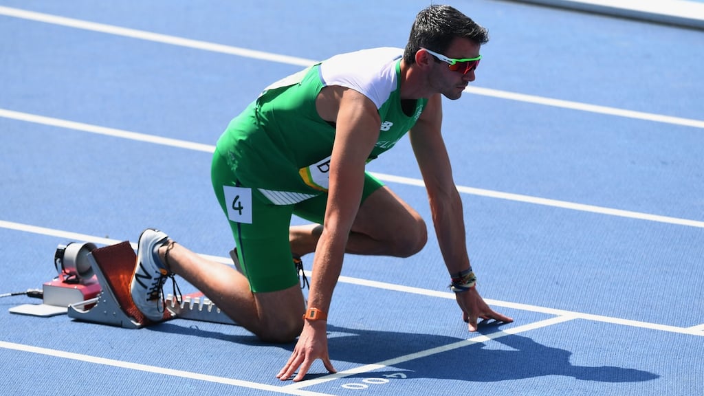Thomas Barr lowered his season best in the 400m when finishing third at the London Diamond League meeting on Saturday. Photograph: Shaun Botterill/Getty Images