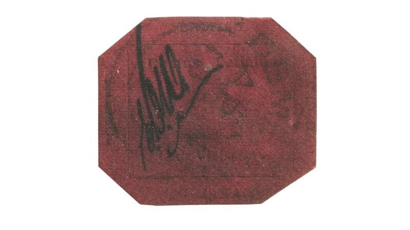 The 1856 British Guiana one-cent black on magenta sold for $9.5 million – a new world auction record for any stamp – although below the estimate ($10 million-$20 million).
