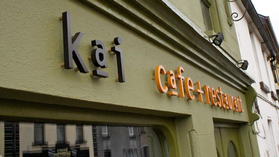 Kai Cafe and Restaurant, Sea Road,  Galway: one of the most striking restaurants this year, according to editors of the  Best 100 Restaurants in Ireland.