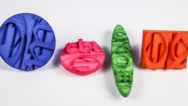 The new jewels: made from tin, string and human hair