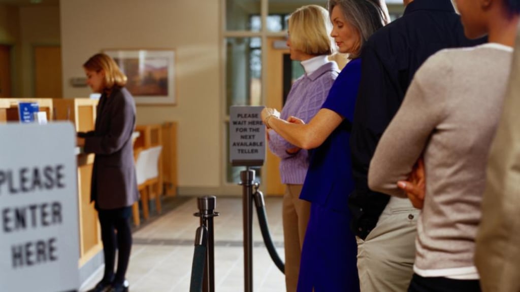 ‘Pay interest on the money swishing in and out? Go away, child. Dream on.’  Photograph: Getty Images
