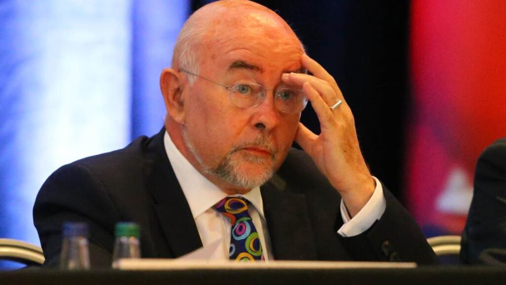 Ruairí Quinn: the Minister was criticised for referring to ‘a highly feminised audience and profession’. Photograph: Patrick Browne