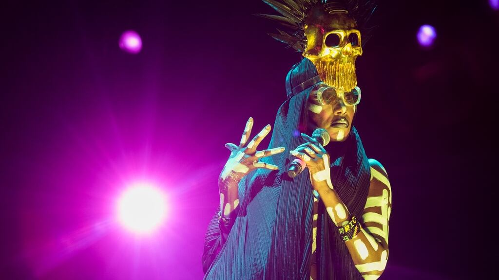 Grace Jones: ”One of the greatest gigs a decent proportion of the audience had ever seen? Probably.” Photograph: Paul R. Giunta/FilmMagic