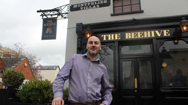 Richard Shakeshaft, manager of The Beehive pub in Cheltenham. Photograph: Simon Carswell