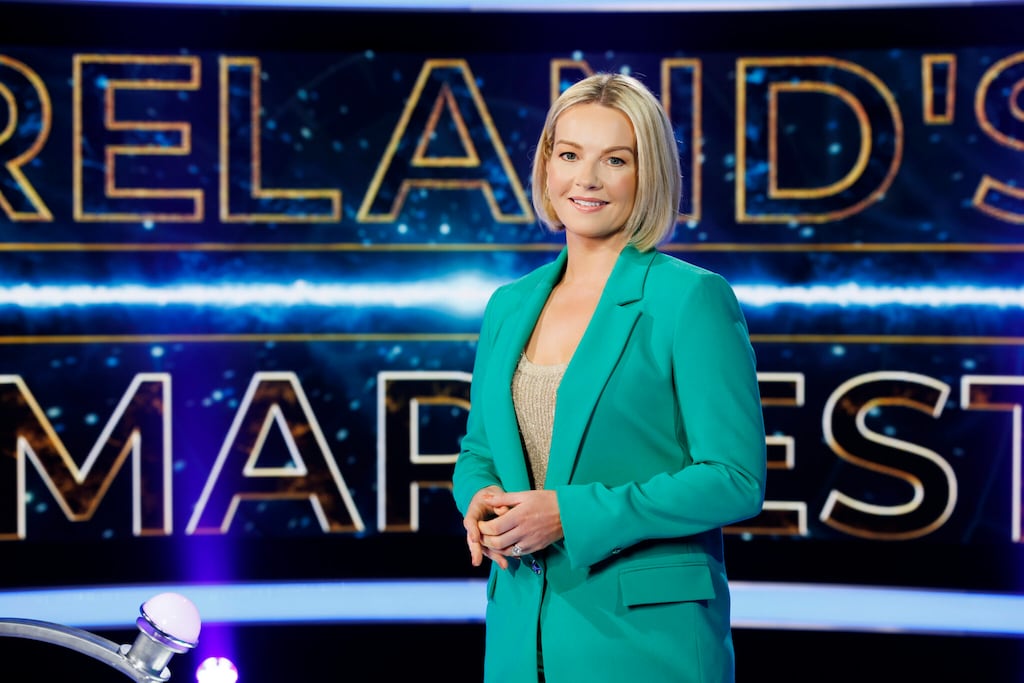 Ireland's Smartest: Claire Byrne hosts the new quizshow. Photograph: Andres Poveda/RTÉ