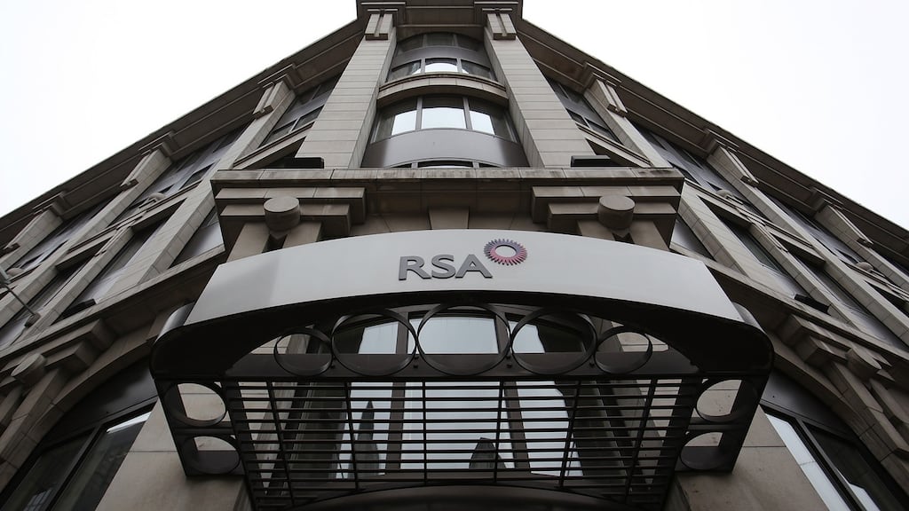 RSA provides personal insurance through 123.ie, which will retain its name and branding.  Photograph: Simon Dawson/Bloomberg